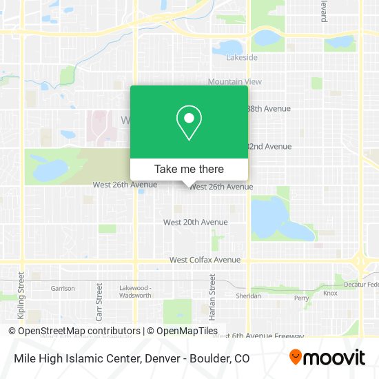 Mapa de Mile High Islamic Center