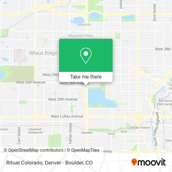 Ritual Colorado map