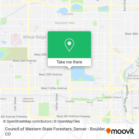 Council of Western State Foresters map