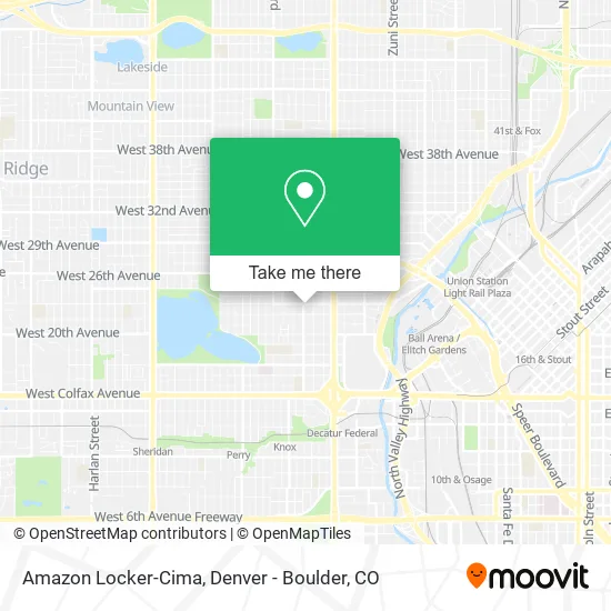 Amazon Locker-Cima map