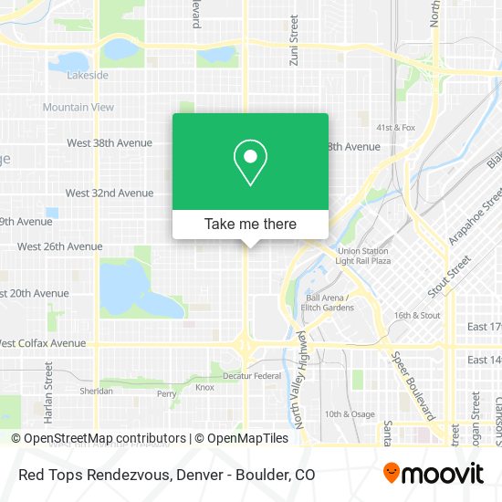 Red Tops Rendezvous map