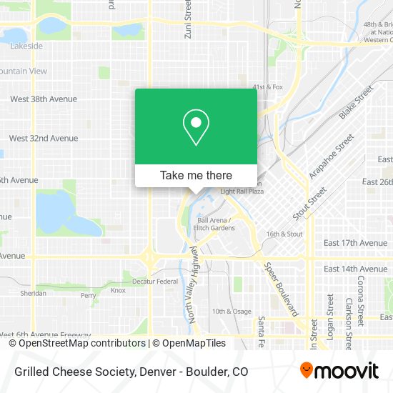 Mapa de Grilled Cheese Society