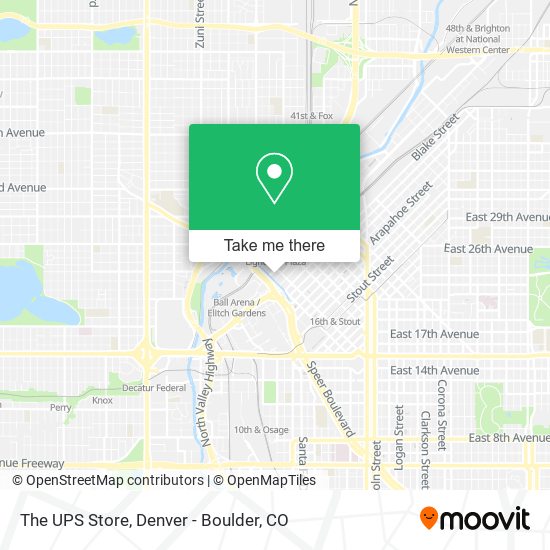 Mapa de The UPS Store