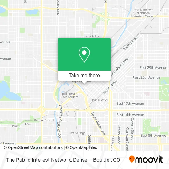 Mapa de The Public Interest Network
