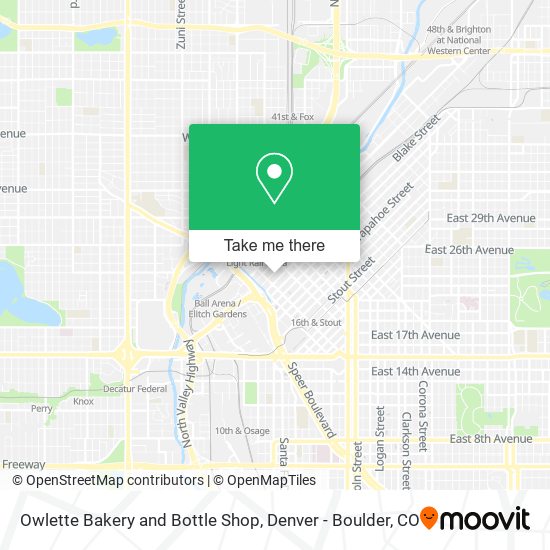 Mapa de Owlette Bakery and Bottle Shop