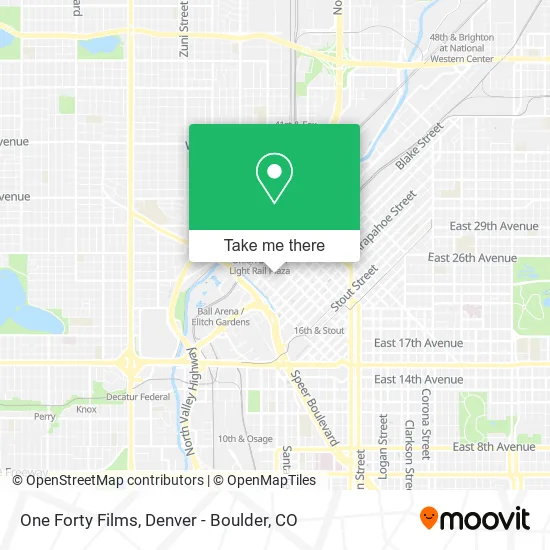Mapa de One Forty Films