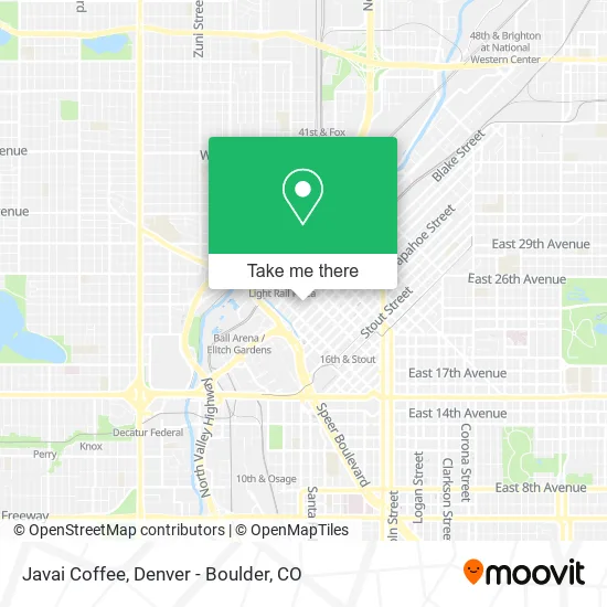 Mapa de Javai Coffee