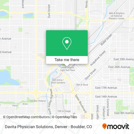 Davita Physician Solutions map