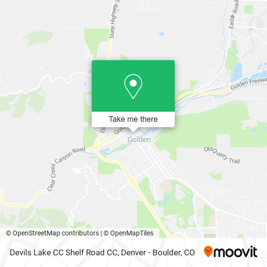 Mapa de Devils Lake CC Shelf Road CC