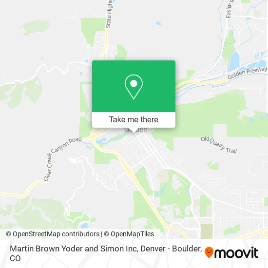 Martin Brown Yoder and Simon Inc map