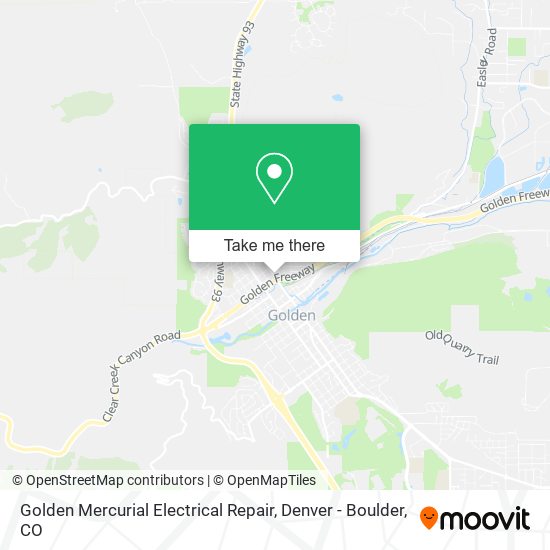 Golden Mercurial Electrical Repair map
