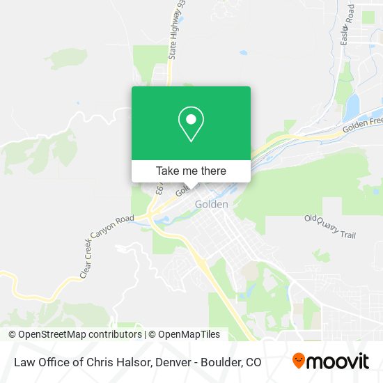 Law Office of Chris Halsor map