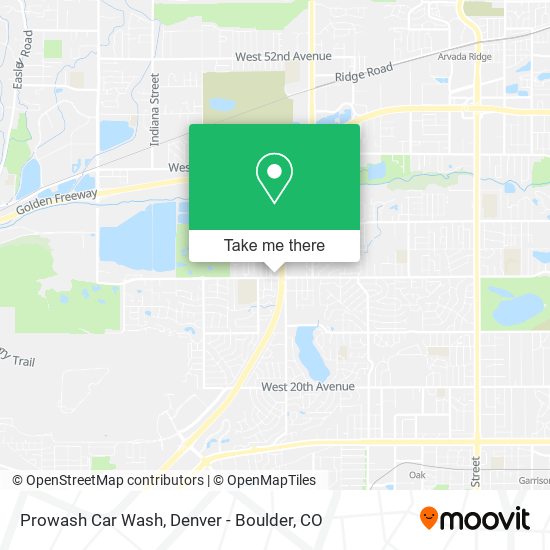 Prowash Car Wash map