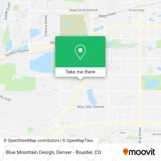 Blue Mountain Design map