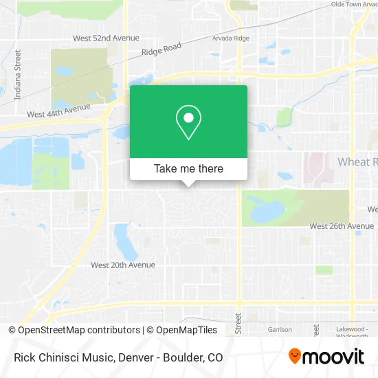 Rick Chinisci Music map