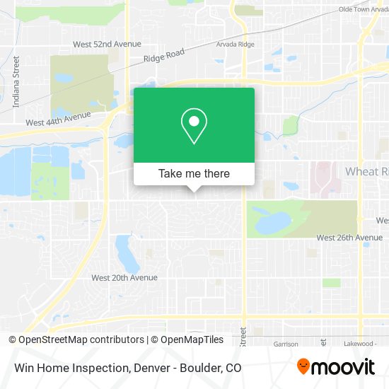 Mapa de Win Home Inspection