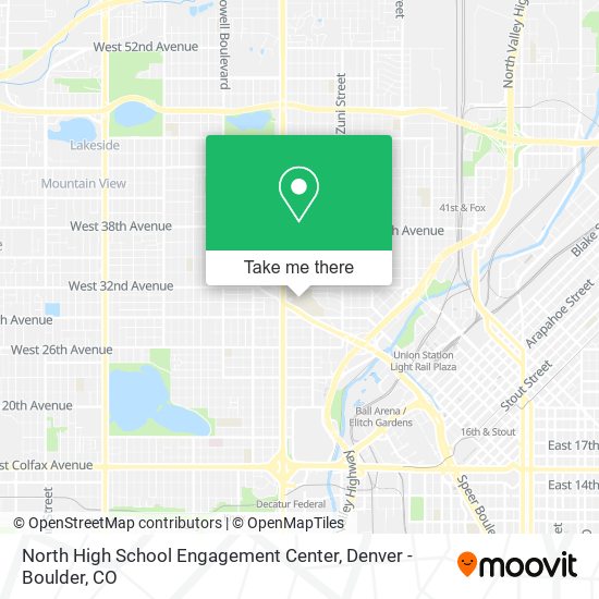 Mapa de North High School Engagement Center