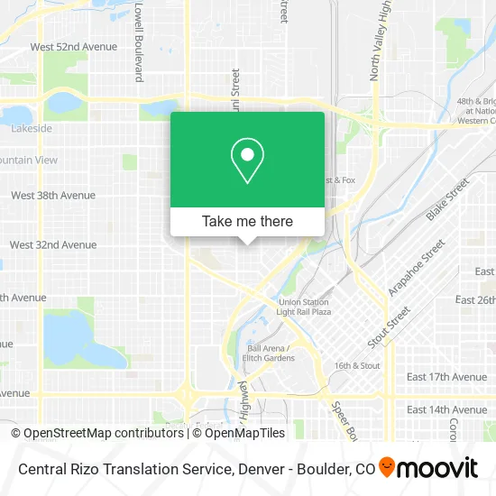 Central Rizo Translation Service map
