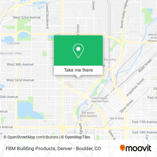 FBM Building Products map