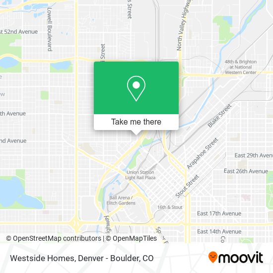 Mapa de Westside Homes