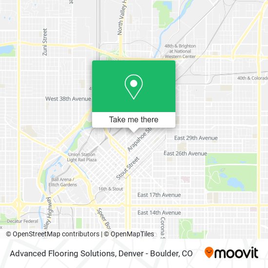 Mapa de Advanced Flooring Solutions