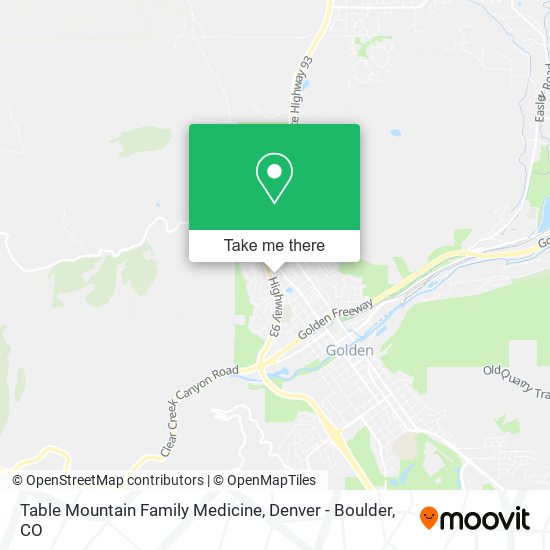 Mapa de Table Mountain Family Medicine