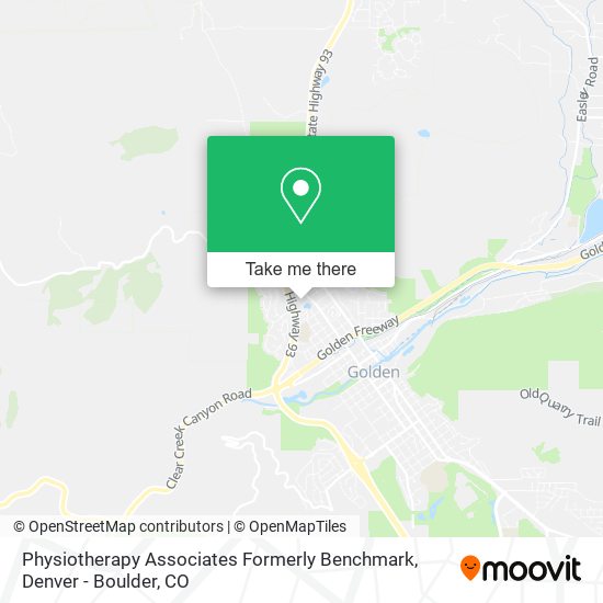 Mapa de Physiotherapy Associates Formerly Benchmark
