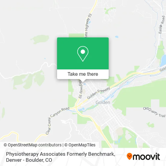 Physiotherapy Associates Formerly Benchmark map