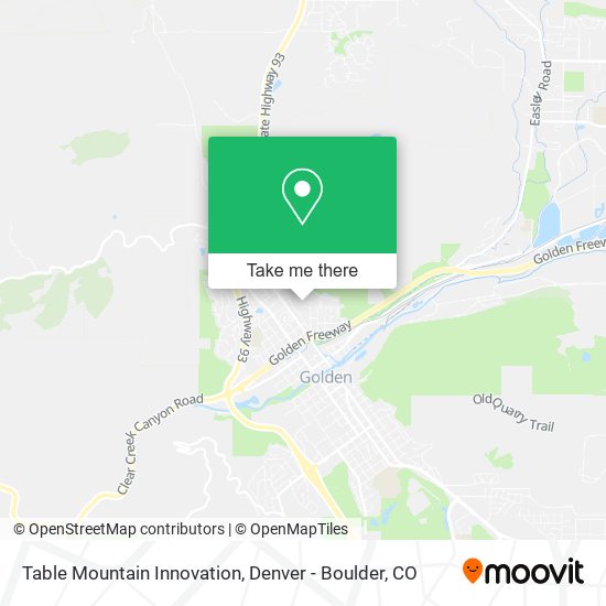 Table Mountain Innovation map