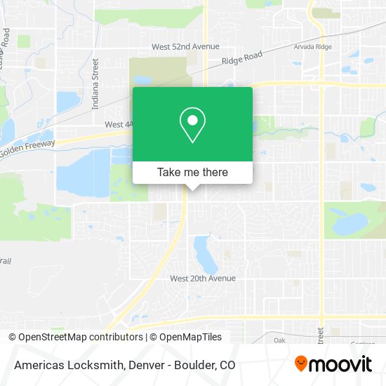 Mapa de Americas Locksmith
