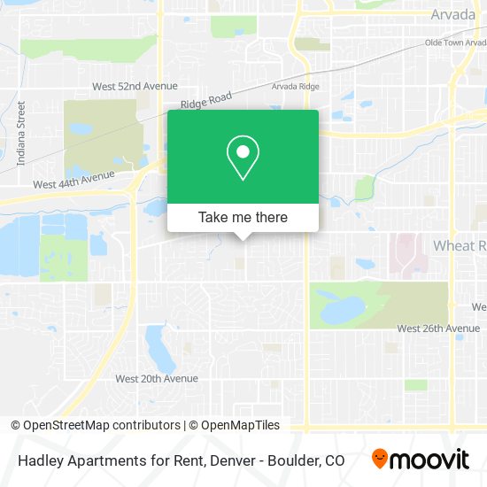 Mapa de Hadley Apartments for Rent