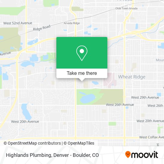 Highlands Plumbing map