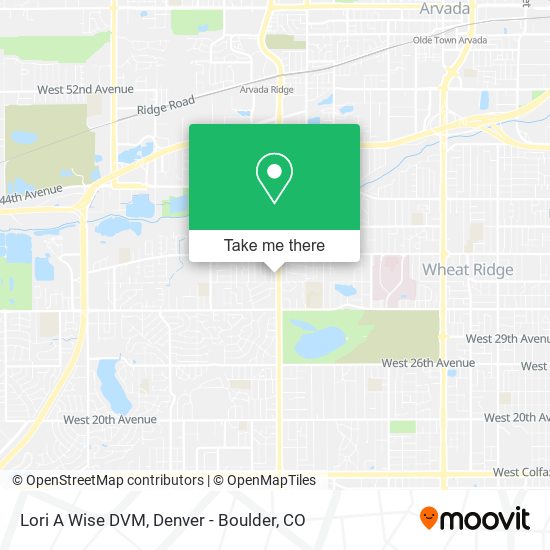 Lori A Wise DVM map