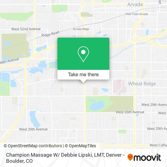 Mapa de Champion Massage W/ Debbie Lipski, LMT