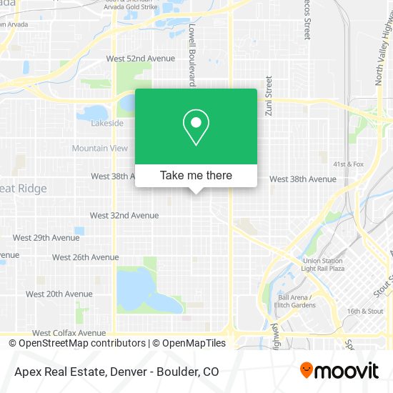 Mapa de Apex Real Estate