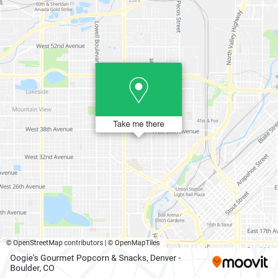 Oogie's Gourmet Popcorn & Snacks map