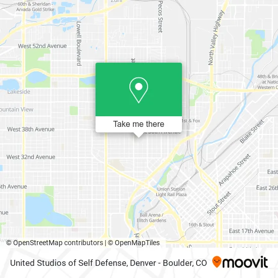 Mapa de United Studios of Self Defense