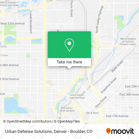 Urban Defense Solutions map