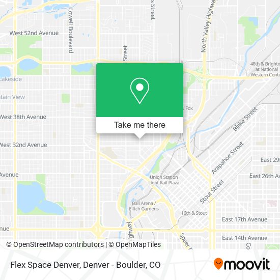 Mapa de Flex Space Denver