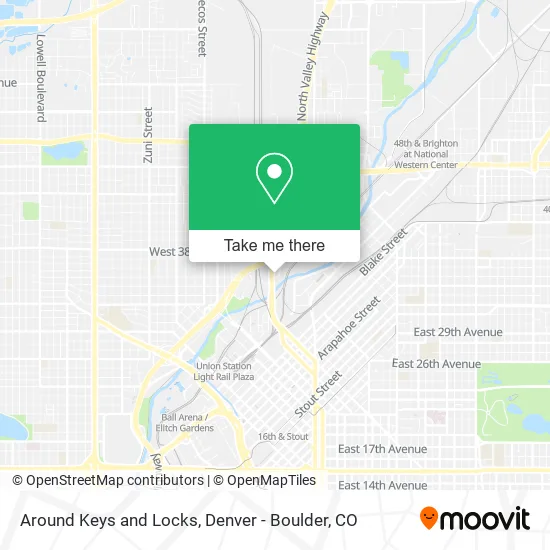 Mapa de Around Keys and Locks