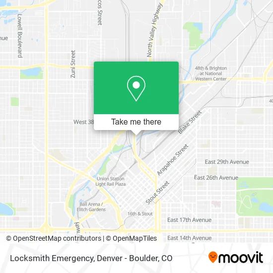 Locksmith Emergency map