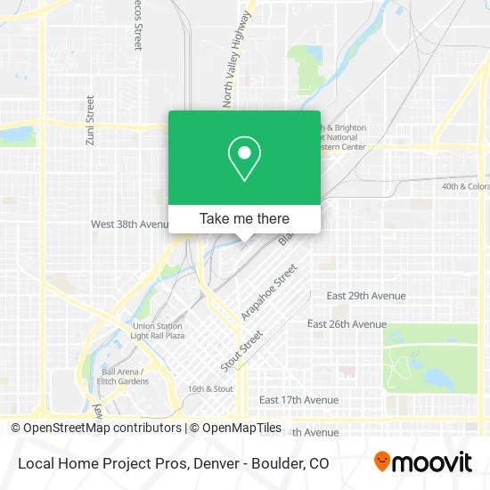 Local Home Project Pros map