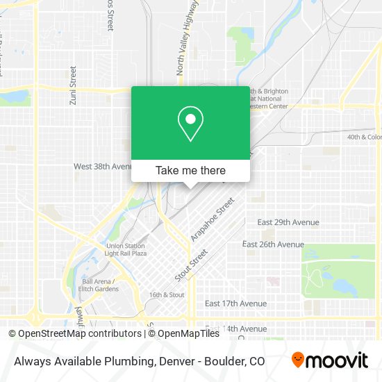Always Available Plumbing map