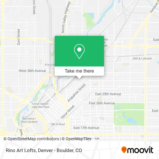 Rino Art Lofts map