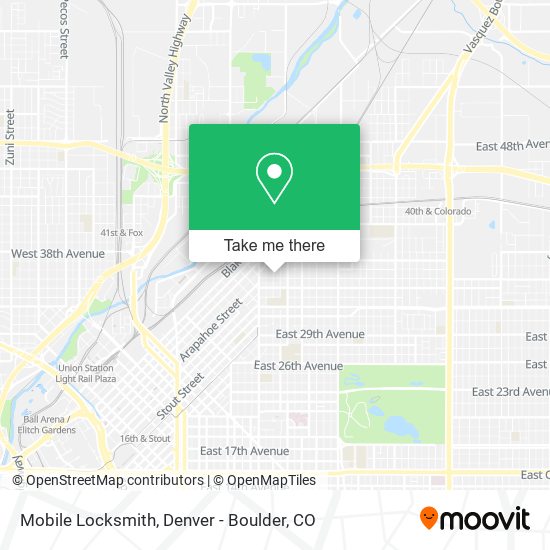 Mobile Locksmith map