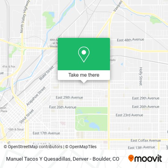 Manuel Tacos Y Quesadillas map