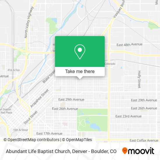 Abundant Life Baptist Church map
