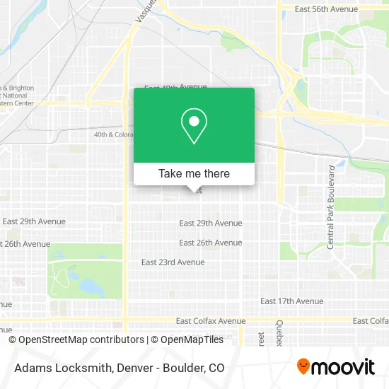 Adams Locksmith map