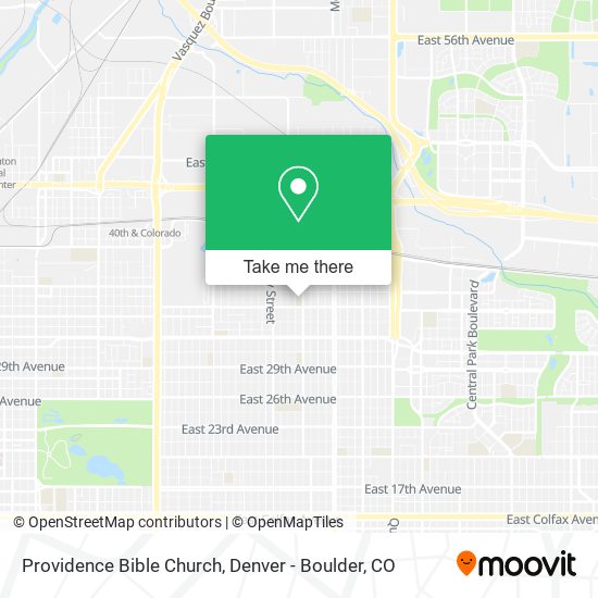 Mapa de Providence Bible Church