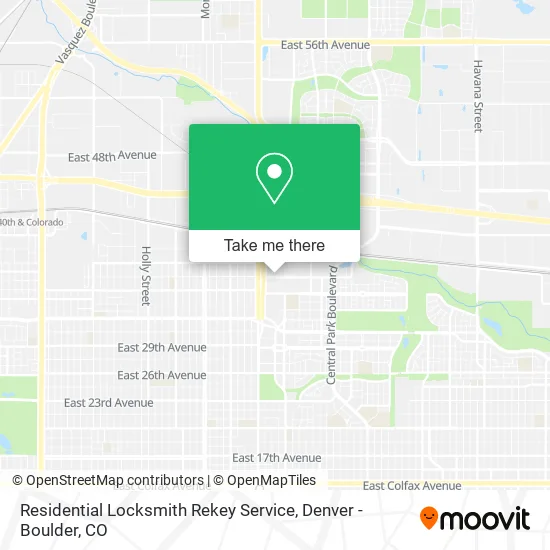 Residential Locksmith Rekey Service map